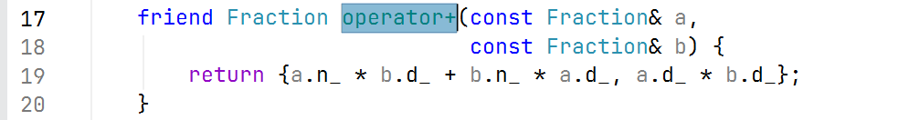 Going to an overloaded operator