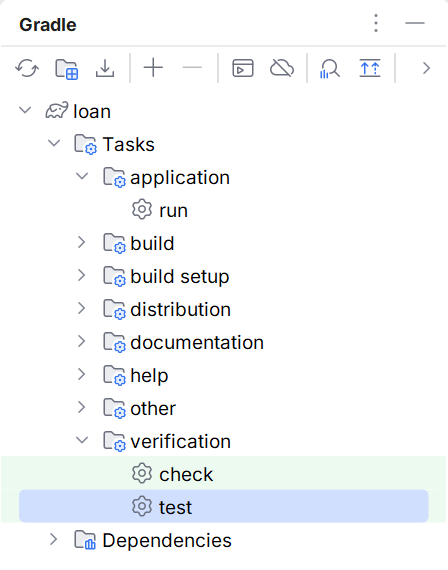 Gradle verification tasks