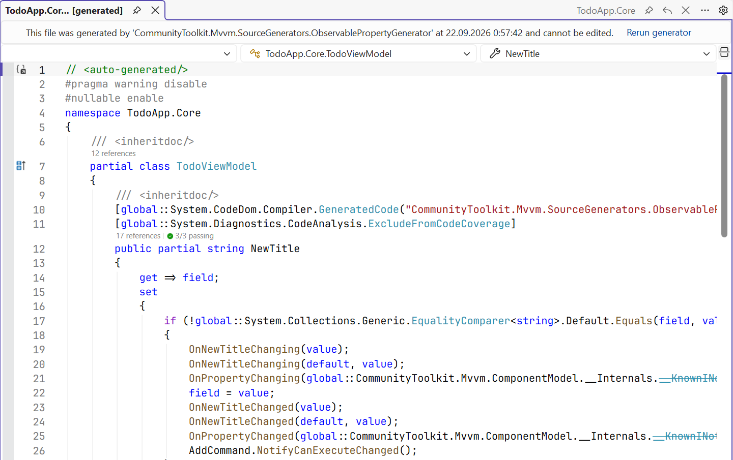 Code generated by CommunityToolkit.Mvvm